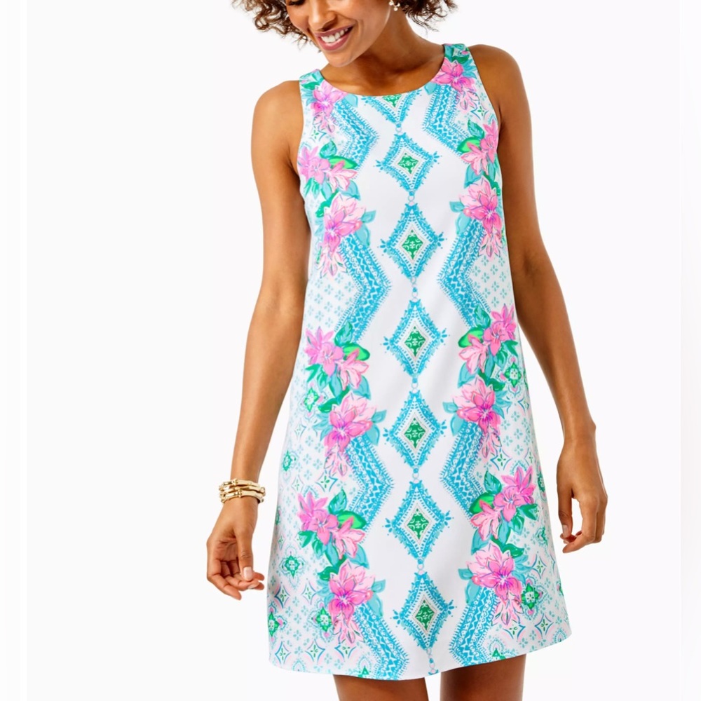 Lilly Pulitzer Jackie Floral Shift Dress Size XS